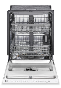 LG 24" 48 dBA Built-In Top-Control Dishwasher with QuadWash® - White - LDPN4542W | Lave-vaisselle encastré LG à 48 dBA de 24 po avec commandes sur le dessus et QuadWashMC - blanc - LD…