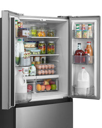 Midea 30" 18.4 Cu. Ft. French-Door Refrigerator - Stainless Steel - MRF18B4AST | Réfrigérateur Midea de 18,4 pi³ et de 30 po à portes françaises - acier inoxydable - MRF18B4AST | MRF18B4A