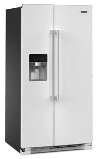 Maytag 36" 25 Cu. Ft. Side-by-Side Refrigerator - White - MRSF4036PW | Réfrigérateur Maytag de 25 pi³ et de 36 po à compartiments juxtaposés - blanc - MRSF4036PW | MRSF40PW