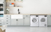 Bosch 300 Series 2.2 Cu. Ft. Front-Load Washer and 4 Cu. Ft. Condensation Dryer  