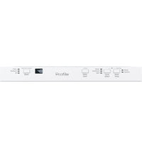 Profile 18" 47 dBA Built-In Top-Control Dishwasher with Calrod Heater - White - PDT145SGLWW | Lave-vaisselle encastré Whirlpool de 18 po et de 47 dBA avec commandes sur le dessus et 3e panier - …