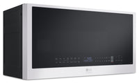 LG Studio 2 Cu. Ft. Smart Over-the-Range Microwave with EasyClean® Interior - Essence White - MVES2033N | Four à micro-ondes à hotte intégrée intelligent LG de 2 pi3 avec intérieur muni du revêtement EasyCleanMC - essence blanche - MVES2033N | MVES203N