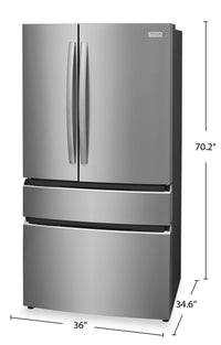 Frigidaire Gallery 27.2 Cu. Ft. 4-Door French-Door Refrigerator - GRMN2872AF 