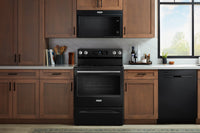 Maytag 30" 5.3 Cu. Ft. Electric Range with No Preheat Air Fry - Black - YMFES6030RB | Cuisinière électrique Maytag de 5,3 pi3 et de 30 po avec friture à air sans préchauffage - noire - YMFES6030RB | YMFES6RB