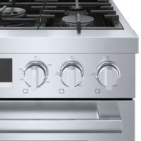 Bosch 800 Series 3.7 Cu. Ft. Industrial-Style Freestanding Gas Range - HGS8055UC 