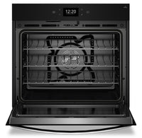 Whirlpool 30" 4.3 Cu. Ft. Electric Single Wall Oven with True Convection - Black Stainless Steel wit… | Four mural simple électrique Whirlpool de 4,3 pi³ et de 30 po avec convection véritable - acier inox…