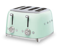 Smeg 4-Slice Long-Slot Toaster - TSF03PGUS|Grille-pain Smeg à fentes longues pour 4 tranches - TSF03PGUS