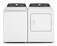 Whirlpool 5.2 Cu. Ft. Top-Load Washer and 7 Cu. Ft. Gas Dryer WHTL501G - White 