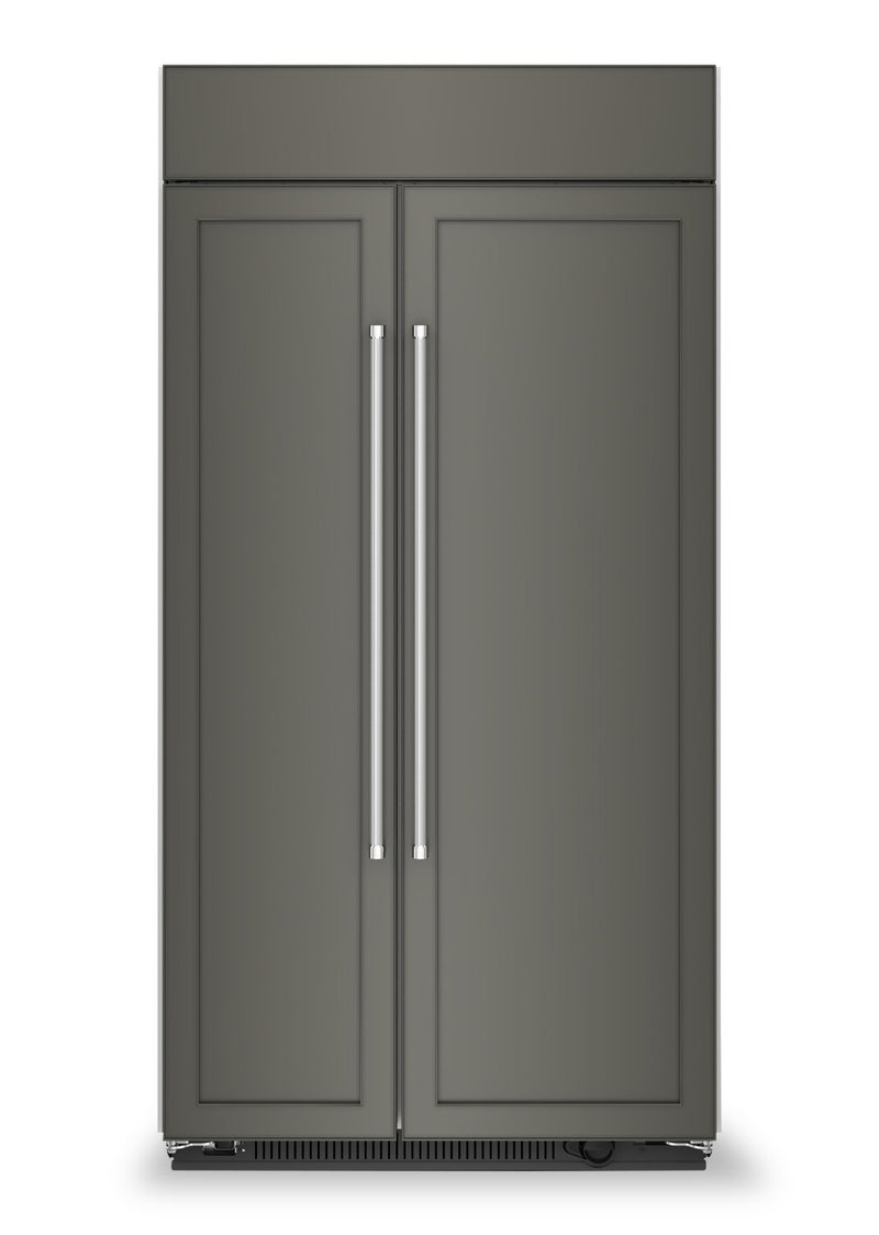 KitchenAid 42" 25.5 Cu. Ft. Side-by-Side Refrigerator - Panel Ready - KBSN702MPA | Réfrigérateur KitchenAid de 25,5 pi³ et de 42 po à compartiments juxtaposés - panneau personnalisabl…