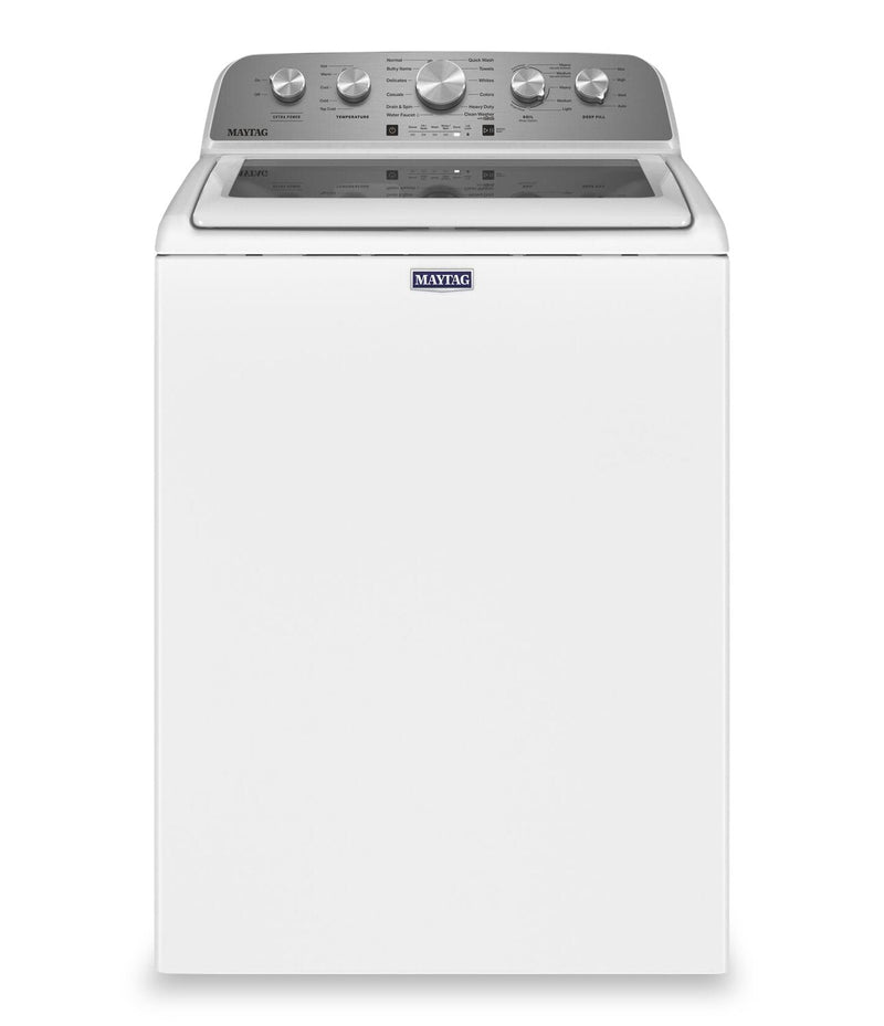 Maytag 5.4 Cu. Ft. Top-Load Washer with Extra Power - White - MVW5435PW | Laveuse Maytag à chargement par le haut de 5,4 pi3 avec fonction Extra Power - blanche - MVW5435PW | MVW5435W