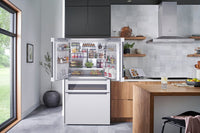 Bosch 36" 20.5 Cu. Ft. 800 Series Smart Counter-Depth French-Door Refrigerator - B36CL81ENW  | Réfrigérateur intelligent Bosch série 800 de 36 po et de 20,5 pi3 de profondeur comptoir à portes françaises - B36CL81ENW  | B36CL81W