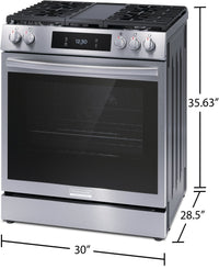 Frigidaire Gallery 6 Cu. Ft. Gas Range with Total Convection - GCFG3060BF  