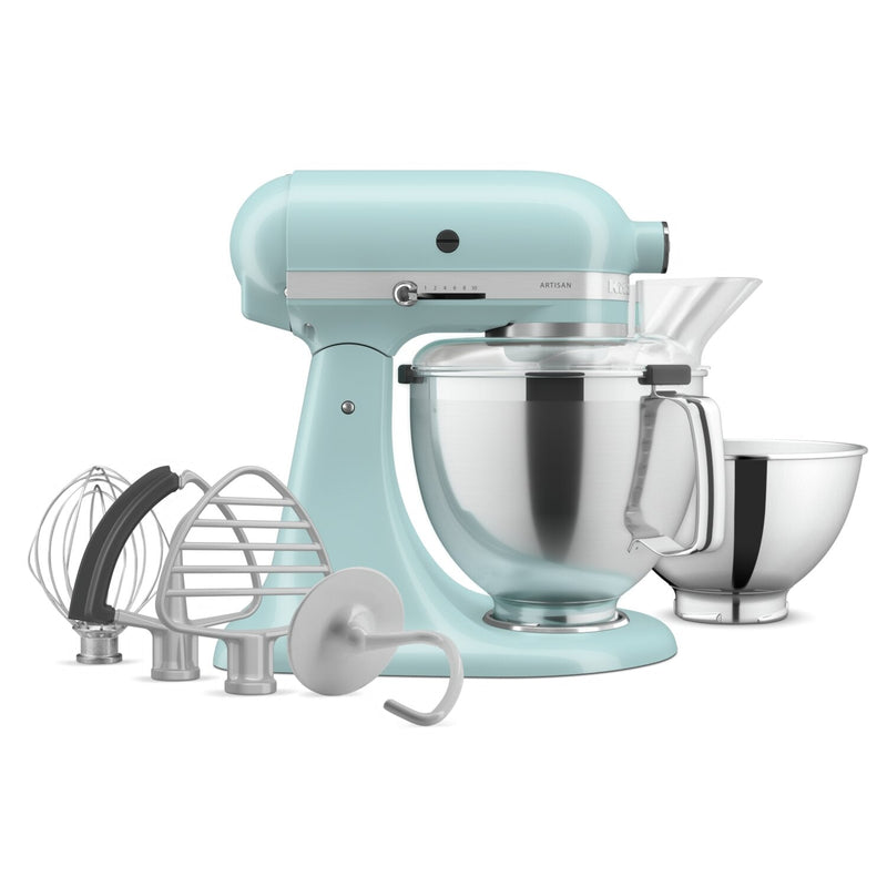 KitchenAid Artisan Series Tilt-Head Stand Mixer with Premium Accessory Pack - KSM195PSMI 