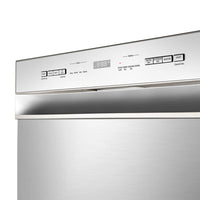 Midea 24" Front-Control Dishwasher with Interior Light - MDF24P2BST | Lave-vaisselle Midea de 24 po avec commandes à l’avant et éclairage intérieur - MDF24P2BST | MDF24P2T