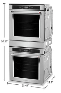 KitchenAid 5.2 Cu. Ft. Double Wall Oven with True Convection - KODC504PPS 