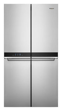 Whirlpool 19.4 Cu. Ft. 4-Door French-Door Refrigerator - WRQA59CNKZ - Refrigerator in FingerPrint Resistant Metallic Steel