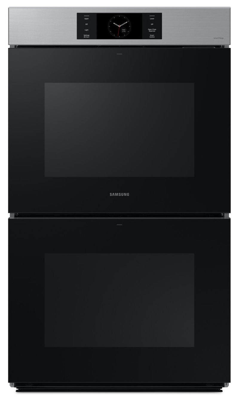 Samsung 30" 10.2 Cu. Ft. Electric Double Wall Oven with AI Pro Cooking™ Camera and Air Sous Vide  - … | Four mural double électrique Samsung de 10,2 pi³ et de 30 po avec caméra AI Pro CookingMC et Air Sou…