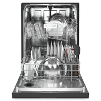 KitchenAid 47 dB Front-Control Dishwasher with ProWash™ Cycle - KDFE104KBL 