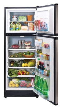 Off-Grid by Unique 10.3 Cu. Ft. Solar-Powered 12/24 DC Top-Mount Refrigerator - Stainless Steel - UGP-290LSS | Réfrigérateur solaire Off-Grid de Unique de 10,3 pi3 et de 12/24 CC à congélateur supérieur - acier inoxydable - UGP-290LSS | UGP290LS