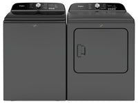 Whirlpool 6.1 Cu. Ft. Top-Load Washer with Removable Agitator and 7 Cu. Ft. Electric Dryer | Laveuse à chargement par le haut de 6,1 pi³ avec agitateur amovible et sécheuse électrique de 7 pi³ de Whirlpool | WHTL615B