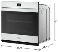 Whirlpool 4.3 Cu. Ft. Smart Single Wall Oven - WOES5027LW 