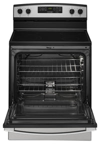 Amana 4.8 Cu. Ft. Electric Range with Self-Clean - Stainless Steel - YAER6603SMS | Cuisinière électrique Amana de 4,8 pi³ avec autonettoyage - acier inoxydable - YAER6603SMS