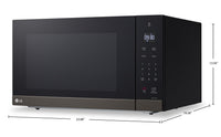 LG 2 Cu. Ft. NeoChef™ Countertop Microwave with Smart Inverter and Sensor Cooking - MSER2090D | Four à micro-ondes de comptoir LG NeoChefMC de 2 pi3 avec technologie Smart Inverter et cuisson par capteur - MSER2090D | MSER209D