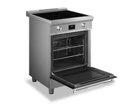 Smeg 2.8 Cu. Ft. Professional Induction Range - SPR24UIMX|Cuisinière professionnelle à induction Smeg de 2,8 pi3 - SPR24UIMX