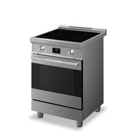 Smeg 2.8 Cu. Ft. Professional Induction Range - SPR24UIMX|Cuisinière professionnelle à induction Smeg de 2,8 pi3 - SPR24UIMX