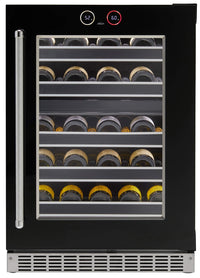 Silhouette Reserve 23.9" 5 Cu. Ft. Single-Door Wine Cooler - Black - SRVWC050R | Refroidisseur à vin Reserve de Silhouette de 5 pi3 et de 23,9 po à 1 porte - noir - SRVWC050R | SRVWC05R