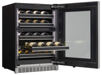 Silhouette Reserve 23.9" 5 Cu. Ft. Single-Door Wine Cooler - Black - SRVWC050R | Refroidisseur à vin Reserve de Silhouette de 5 pi3 et de 23,9 po à 1 porte - noir - SRVWC050R | SRVWC05R