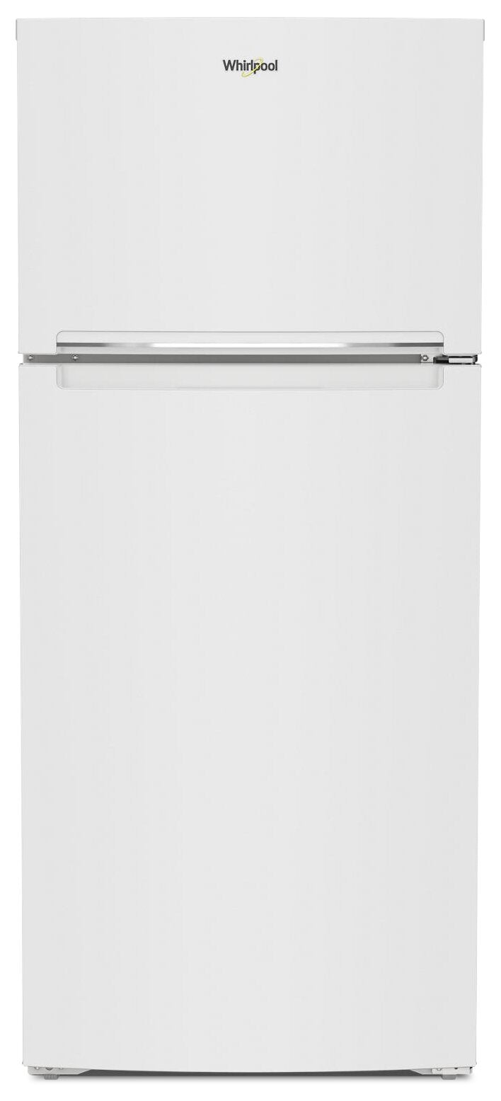 Whirlpool 28" 16.3 Cu. Ft. Top-Mount Refrigerator - White - WRTX5028PW | Réfrigérateur Whirlpool de 16,3 pi³ et de 28 po à congélateur supérieur - blanc - WRTX5028PW