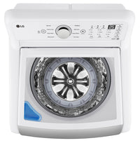 LG 5.8 Cu. Ft. Top-Load High-Efficiency Washer - White - WT7150CW | Laveuse haute efficacité LG à chargement par le haut de 5,8 pi³ - blanche - WT7150CW