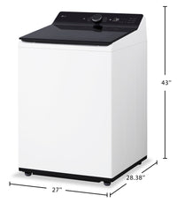 LG 6.1 Cu. Ft. Smart Top-Load High-Efficiency Washer - White - WT8405CW | Laveuse intelligente haute efficacité LG à chargement par le haut de 6,1 pi³ - blanche - WT8405CW