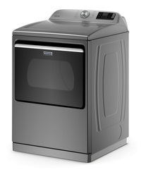 Maytag 7.4 Cu. Ft. Smart Front-Load Electric Dryer with Steam - YMED7230HC - Dryer in Metallic Slate