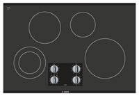 Bosch 500 Series 30" 4-Burner Electric Cooktop – NEM5066UC - Electric Cooktop in Black