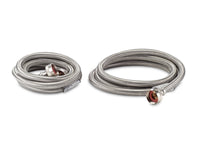 Frigidaire 6' Smart Choice Braided Stainless Steel Washer Fill Hoses - 5304497361 | Tuyaux de remplissage pour laveuse Smart Choice Frigidaire 6 pi acier inoxydable tressé - 5304497361 | 53044973