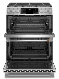 Café 30" Slide-In Dual-Fuel Double Oven Convection Range - CC2S950P2MS1|Cuisinière hybride encastrée Café de 30 po avec deux fours à convection - CC2S950P2MS1|CC2S950S