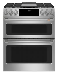 Café 30" Slide-In Dual-Fuel Double Oven Convection Range - CC2S950P2MS1|Cuisinière hybride encastrée Café de 30 po avec deux fours à convection - CC2S950P2MS1|CC2S950S