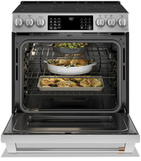 Café 30" Slide-In Radiant and Convection Electric Range - CCES700P2MS1|Cuisinière électrique encastrée Café de 30 po à éléments radiants et à convection - CCES700P2MS1|CCES700S