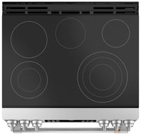 Café 30" Slide-In Radiant and Convection Electric Range - CCES700P2MS1|Cuisinière électrique encastrée Café de 30 po à éléments radiants et à convection - CCES700P2MS1|CCES700S