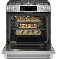 Café Slide-In Gas Range with Convection - CCGS700P2MS1|Cuisinière à gaz encastrée Café à convection - CCGS700P2MS1|CCGS700S