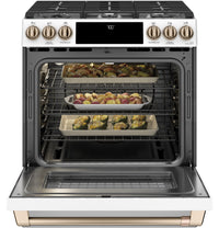 Café Slide-In Gas Range with Convection - CCGS700P4MW2|Cuisinière à gaz encastrée Café à convection - CCGS700P4MW2|CCGS700W