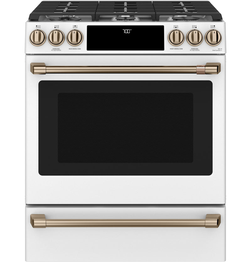 Café Slide-In Gas Range with Convection - CCGS700P4MW2|Cuisinière à gaz encastrée Café à convection - CCGS700P4MW2|CCGS700W