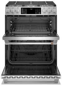 Café Slide-In Double-Oven Gas Range with Convection - CCGS750P2MS1|Cuisinière à gaz encastrée Café à double four avec convection - CCGS750P2MS1|CCGS750S