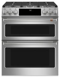 Café Slide-In Double-Oven Gas Range with Convection - CCGS750P2MS1|Cuisinière à gaz encastrée Café à double four avec convection - CCGS750P2MS1|CCGS750S