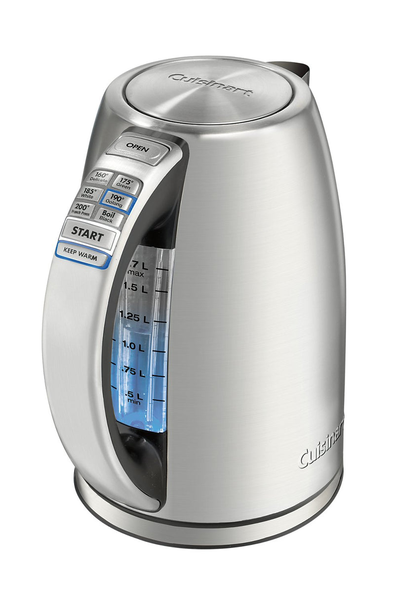 Cuisinart PerfecTemp Cordless Electric Programmable Kettle – CPK-17C|Bouilloire électrique sans fil programmable PerfectTempMD de Cuisinart - CPK-17C|CPK17CKE