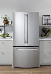 Café 18.6 Cu. Ft. French-Door Counter-Depth Refrigerator - CWE19SP2NS1|Réfrigérateur Café de 18,6 pi³ à portes françaises de profondeur comptoir - CWE19SP2NS1|CWE19SPS