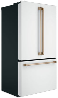 Café 23.2 Cu. Ft. French-Door Counter-Depth Refrigerator - CWE23SP4MW2|Réfrigérateur Café de 23,2 pi³ à portes françaises de profondeur comptoir - CWE23SP4MW2|CWE23SMW