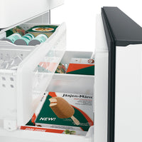 Café 23.2 Cu. Ft. French-Door Counter-Depth Refrigerator - CWE23SP4MW2|Réfrigérateur Café de 23,2 pi³ à portes françaises de profondeur comptoir - CWE23SP4MW2|CWE23SMW